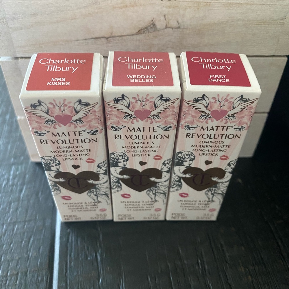 Charlotte Tilbury wedding lipsticks